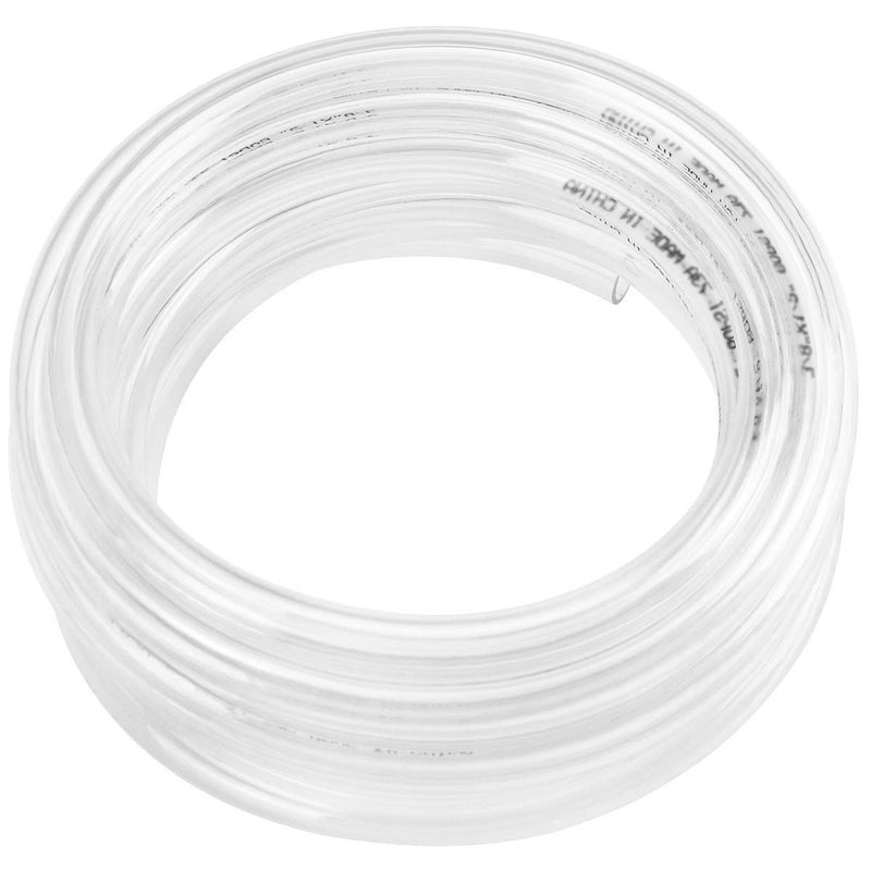 Eastrans 10ft x 3/4" ID Clear Vinyl Tubing, Flexible Hybrid PVC Tubing Hose, Lightweight Plastic Tube UV Chemical Resistant Vinyl Hose, BPA Free and Non Toxic - Image 1